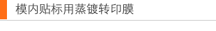 模内贴标用蒸镀转印膜